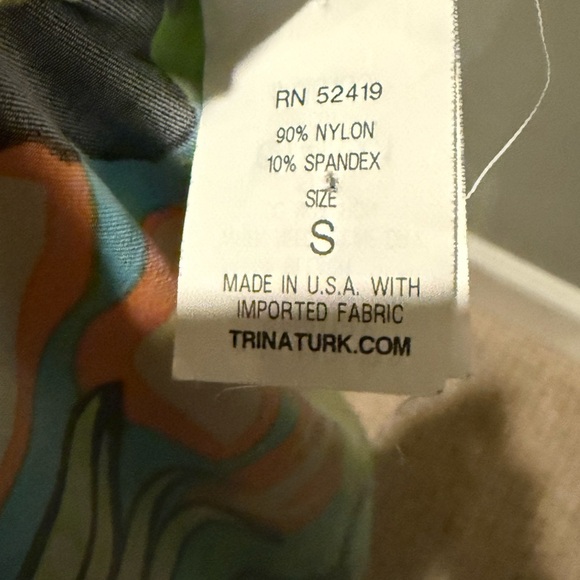 NWOT Trina Turk Multicolor Strapless Coverup/Romper Size Small MSRP $198 - Picture 10 of 10